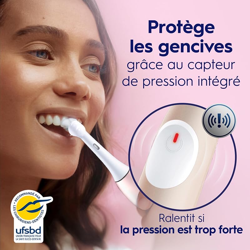 Brosse à Dents Electrique iO 2 avec 1 Brossette de Rechange, Rose