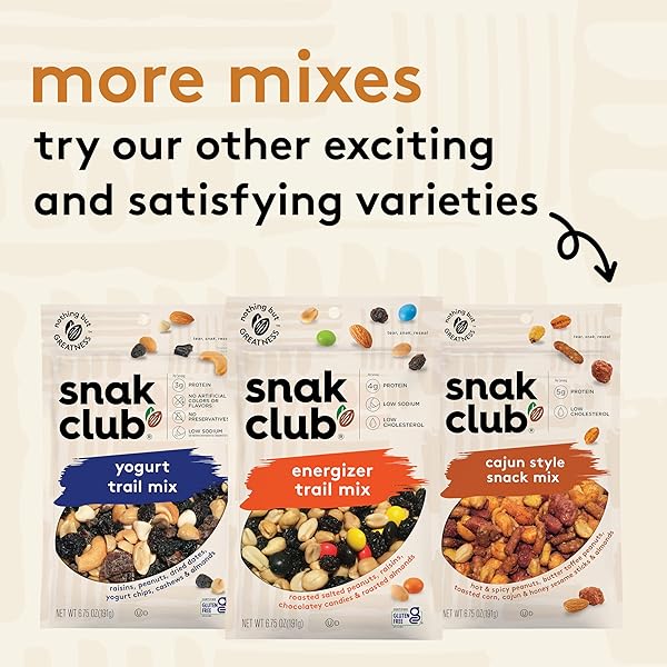 SNAK CLUB PEANUT BUTTER CHOCOLATE TRAIL MIX WITH PEANUTS, PEANUT BUTTER M&M’S, TOFFEE PEANUTS, AND PRETZELS, 11 OZ RESEALABLE BAG