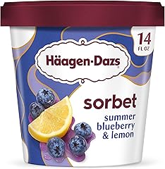 Haagen Dazs Summer Blueberry and Lemon Sorbet, 14oz