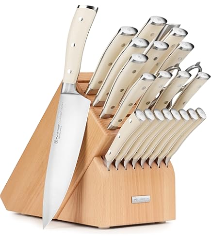 CUTCO 19-teiliges Küchenmesser-Set Mit Block Und Schärfer – Amerikanische Messer, Spülmaschinenfest
