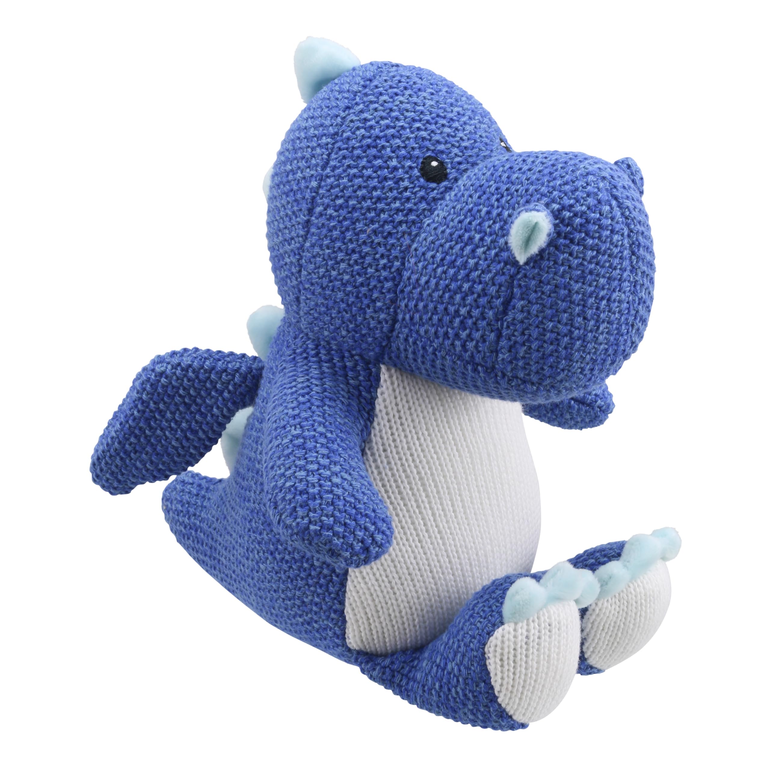 Wilberry - Knitted - Blue Dragon Soft Toy - WB004327