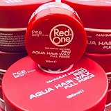 Redone Hair Styling Aqua Wax Red 50ml Travel Edge Control Ultra Hold Strawberry view 5