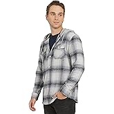 Quiksilver Men's Regular Fit Cozy Soft Button Down Hooded Flannel Shirt (S-XL)