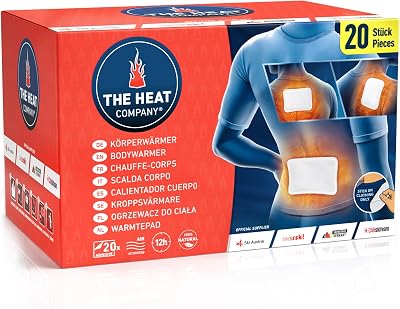 THE HEAT COMPANY Bodywarmer 20 Pieces Extra Warm Adhesive 12 Hours