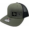 Trucker Hat - Texas (Loden Green/Black) Richardson 112, Snapback
