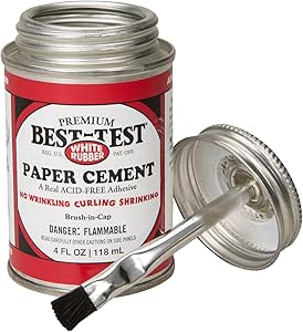 Amazon.com: Best-Test Premium Paper Cement 4OZ Can: Arts, Crafts & Sewing