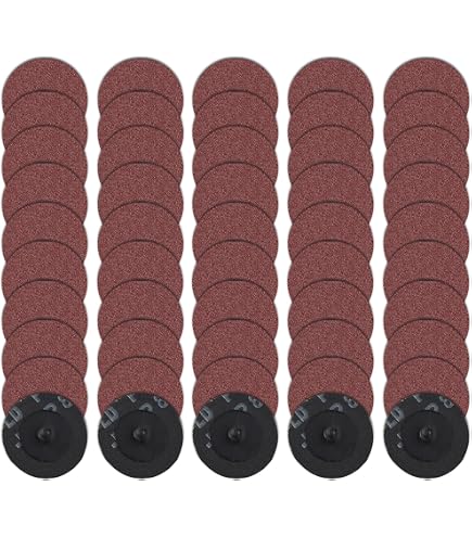 kimllier 50Pcs 2 Inch Zirconia Sanding Discs 36 Grit Metal Quick Change Discs Sanding Wheels for Surface Prep and Finishing Work