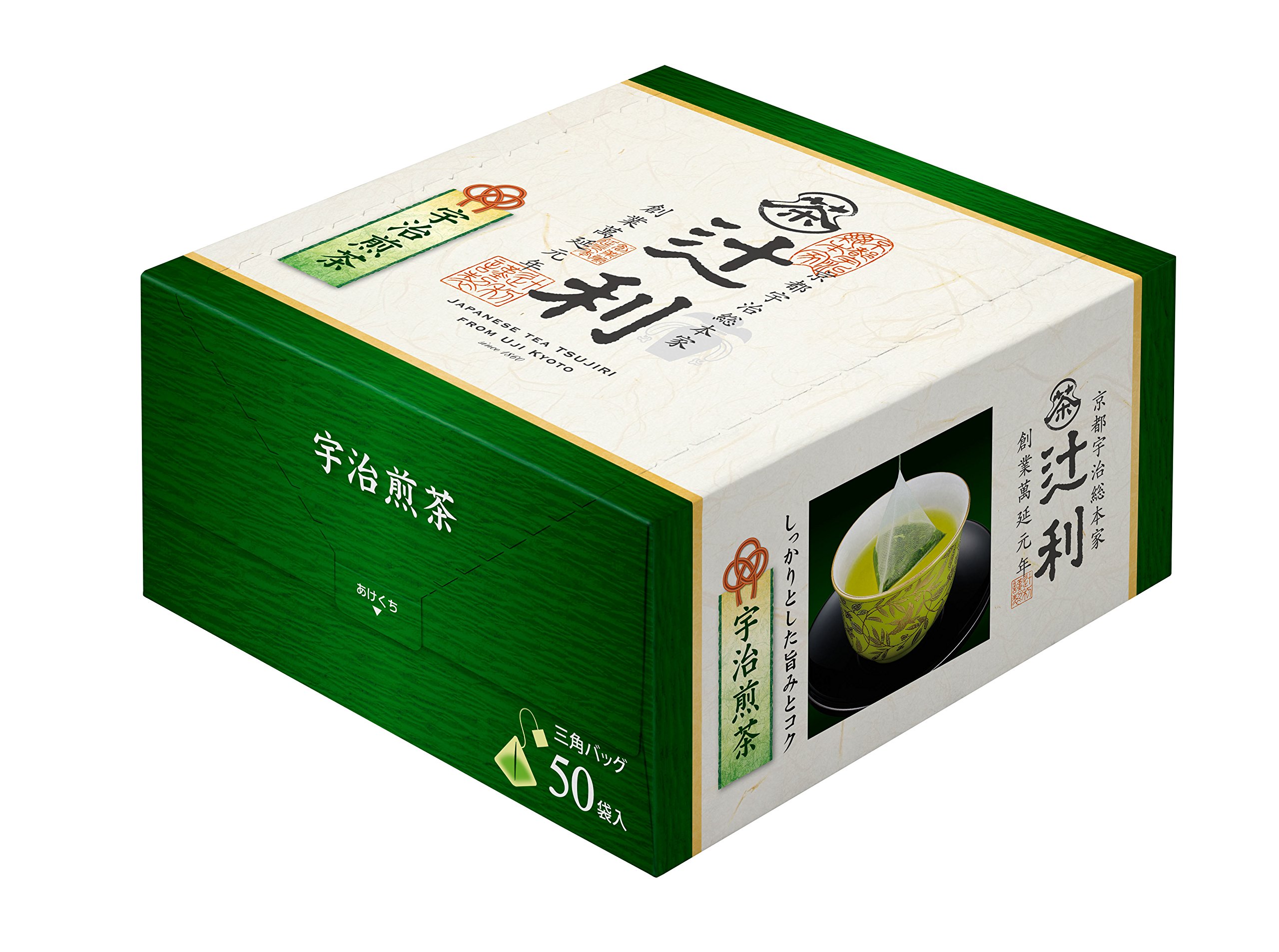 辻利 三角ティーバッグ 宇治煎茶 50P商品画像