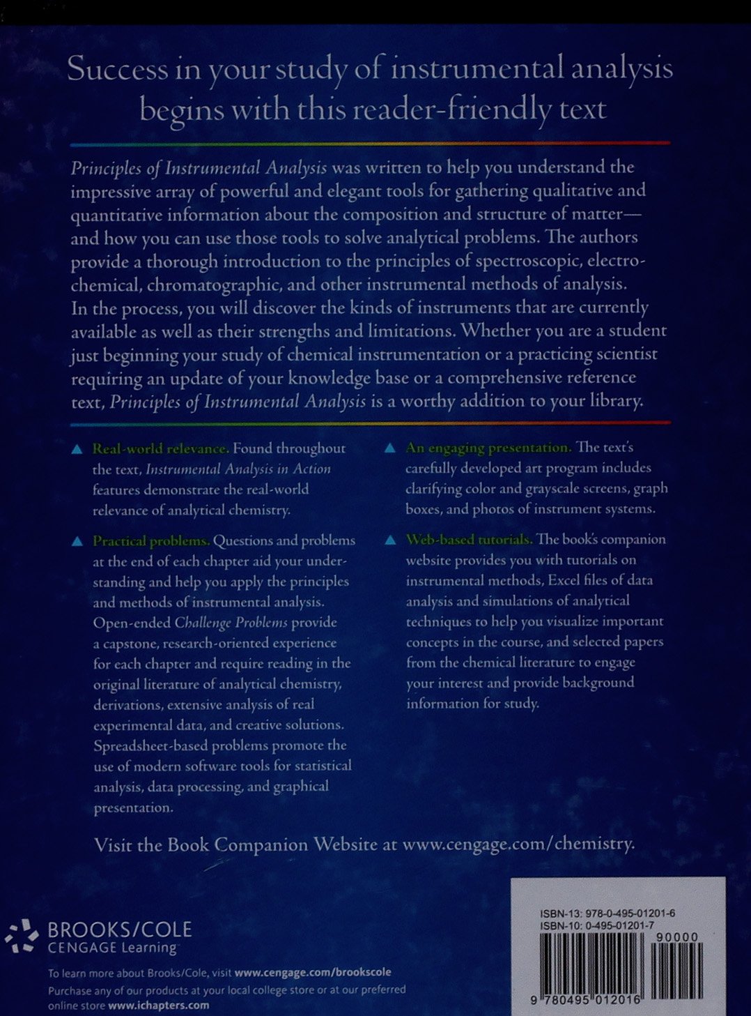 Principles of Instrumental Analysis: Douglas Skoog, F. Holler, Stanley  Crouch: 9780495012016: Books - Amazon.ca
