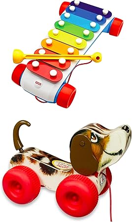 Amazon フィッシャープライス クラシックシロフォン 基本的な楽しい小さなスヌーピーのおもちゃ付き 赤ちゃん 幼児のおもちゃ おもちゃ