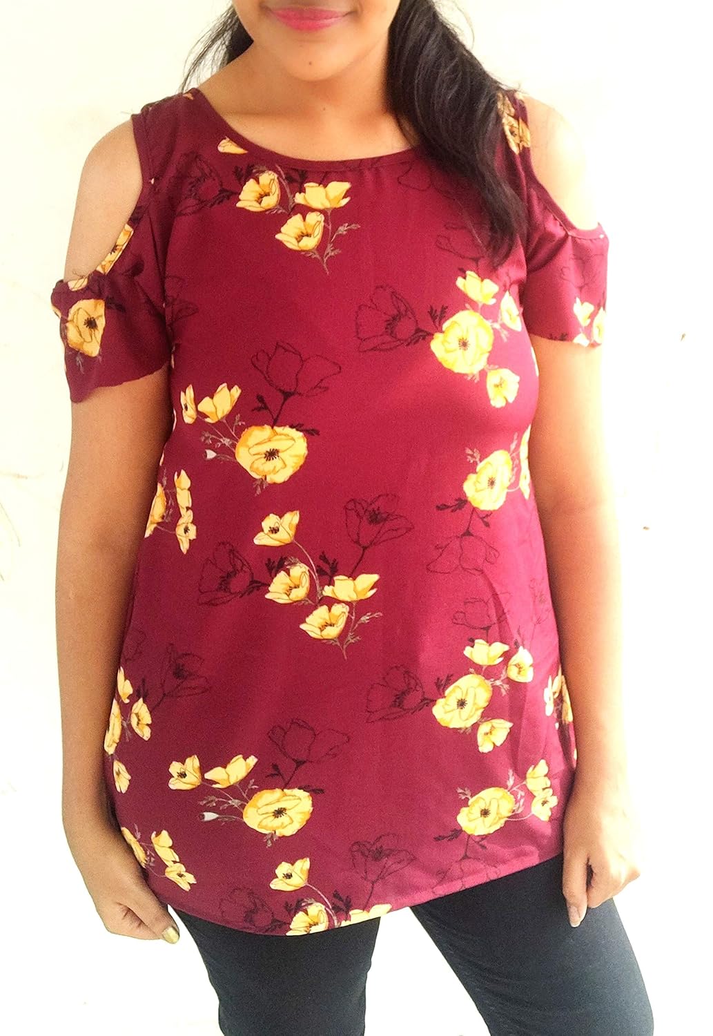 western long top on jeans