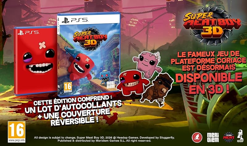 SUPER MEAT BOY 3D - PlayStation 5