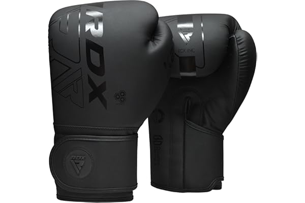 RDX Boxing Gloves, Pro Training Sparring, Maya Hide Leather, Muay Thai MMA Kickboxing, Men Women Adult, Heavy Punching Bag Fo