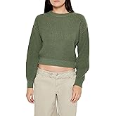 Forever 21 Womens Cropped Drop-Sleeve Sweater