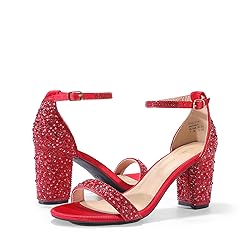 DREAM PAIRS Women's Chunk Low Heel Pump