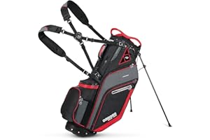 Gogogo Sport Vpro Golf Stand Bag 14 Way Top Full Length Dividers -Lightweight with Rain Cover, Dual Strap and 9 Pockets