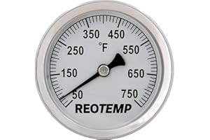 REOTEMP S1-F73 Magnetic Analog Surface Thermometer, 50 to 750 Fahrenheit