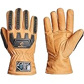 Superior Glove Endura Cut and Impact Resistant Leather Work Gloves – Insulated for Cold Winter Temperatures – 378KGTVB X-Large (Pack of 1 Pair)