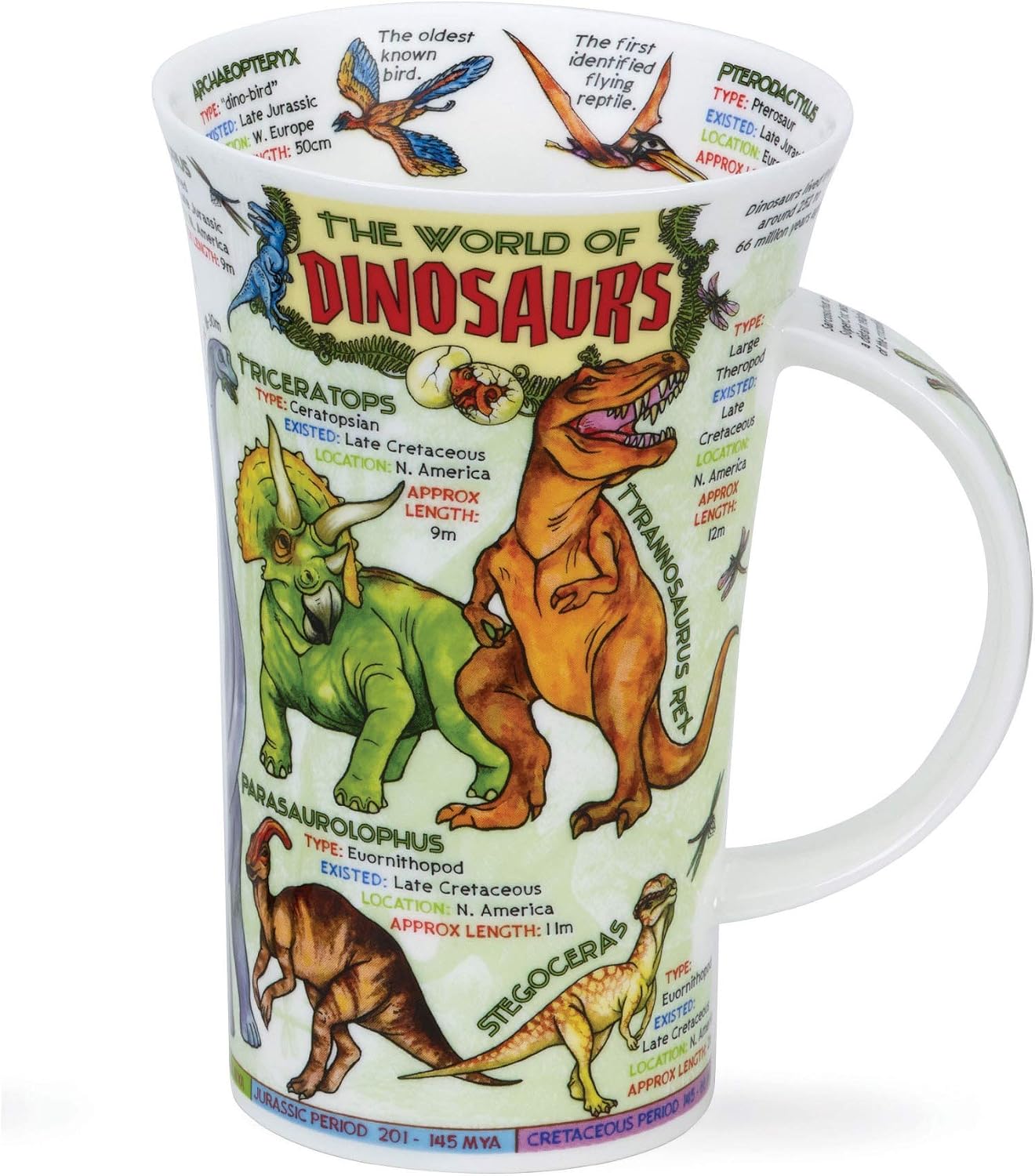 Dunoon Becher Glencoe Dinosaurier – 0,5 L Aus Fine Bone China