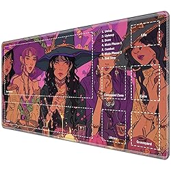 JANENFNA for TCG Playmat with Magic Zones 24 x 14