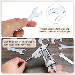 HARFINGTON 10pcs Small Wrench Open End Wrench