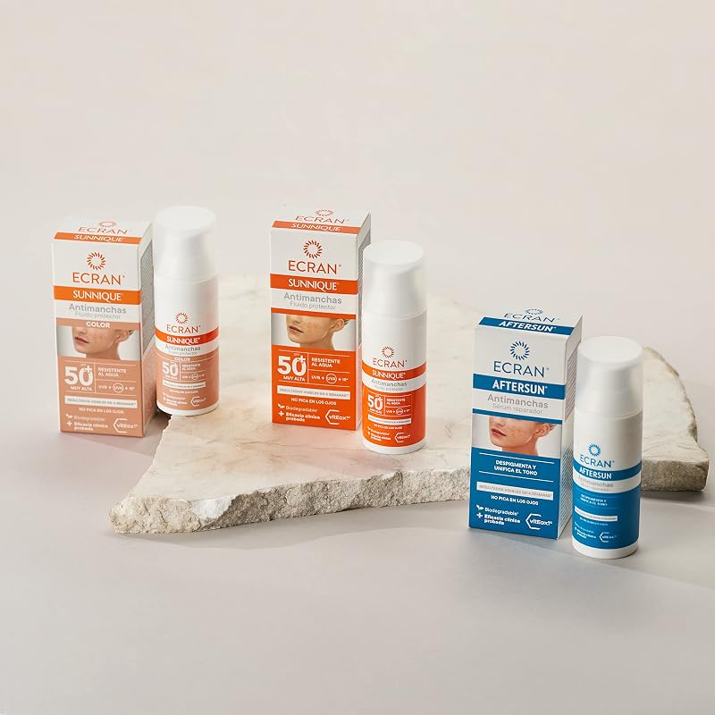 Sunnique - Protector Facial Antimanchas FPS50+ con Color - 50 ml