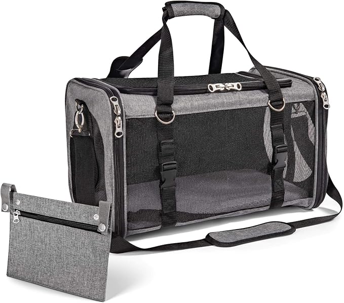 Mr. Peanut's Airline Approved Soft Sided Pet Carrier Parisian Series