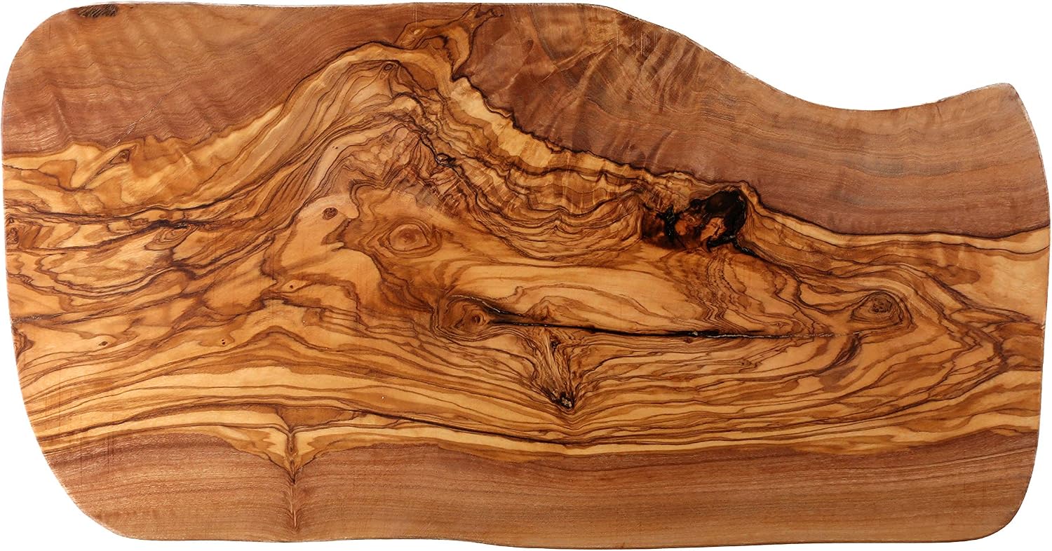Cleminson 40 x 20 cm Olive Wood Chopping, Serving and Antipasti Board, 1.8L x 40W cm - Image 3
