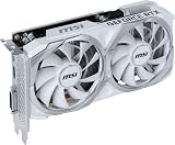 MSI GeForce RTX 3050 VENTUS 2X XS WHITE 8G OC Gaming Graphics Card view 5