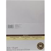 Cardstock Paper Value Pack, 8.5" x 11" in White by Recollections