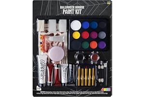 JOYIN Halloween Makeup Set Ultimate Family Party Pack All-in-one Easy On Set for Halloween Fake Blood Costume Party Supplies, Zombie Cosplay, Face Paint & Body Paint, Party Favors