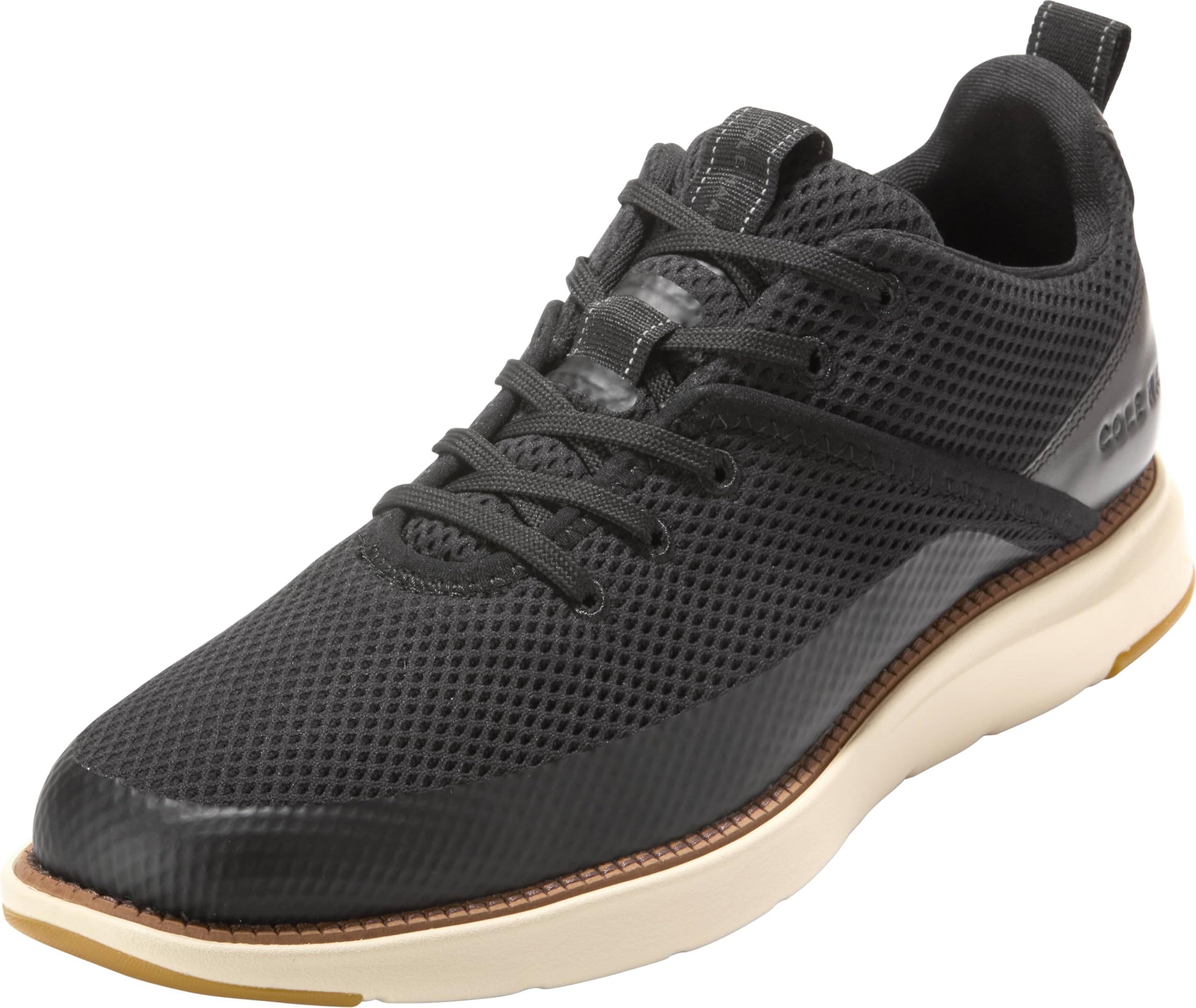 Cole Haan Men’s Shoes – Grand Atlantic Sneaker, Black/Raven, 10.5-W US