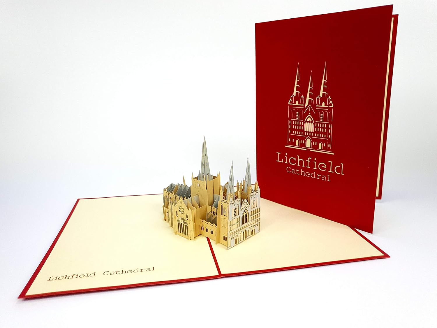 3d Cards World Cities England Lichfield Cathedral 3d Pop Up Sightseeing England Great Britain Greeting Card Kirigami Paper Craft Postcards Amazon Co Uk Office Products 3d Cards World Cities England Lichfield Cathedral 3d Pop Up Sightseeing England Great Britain Greeting Card Kirigami Paper Craft Postcards Amazon Co Uk Office Products