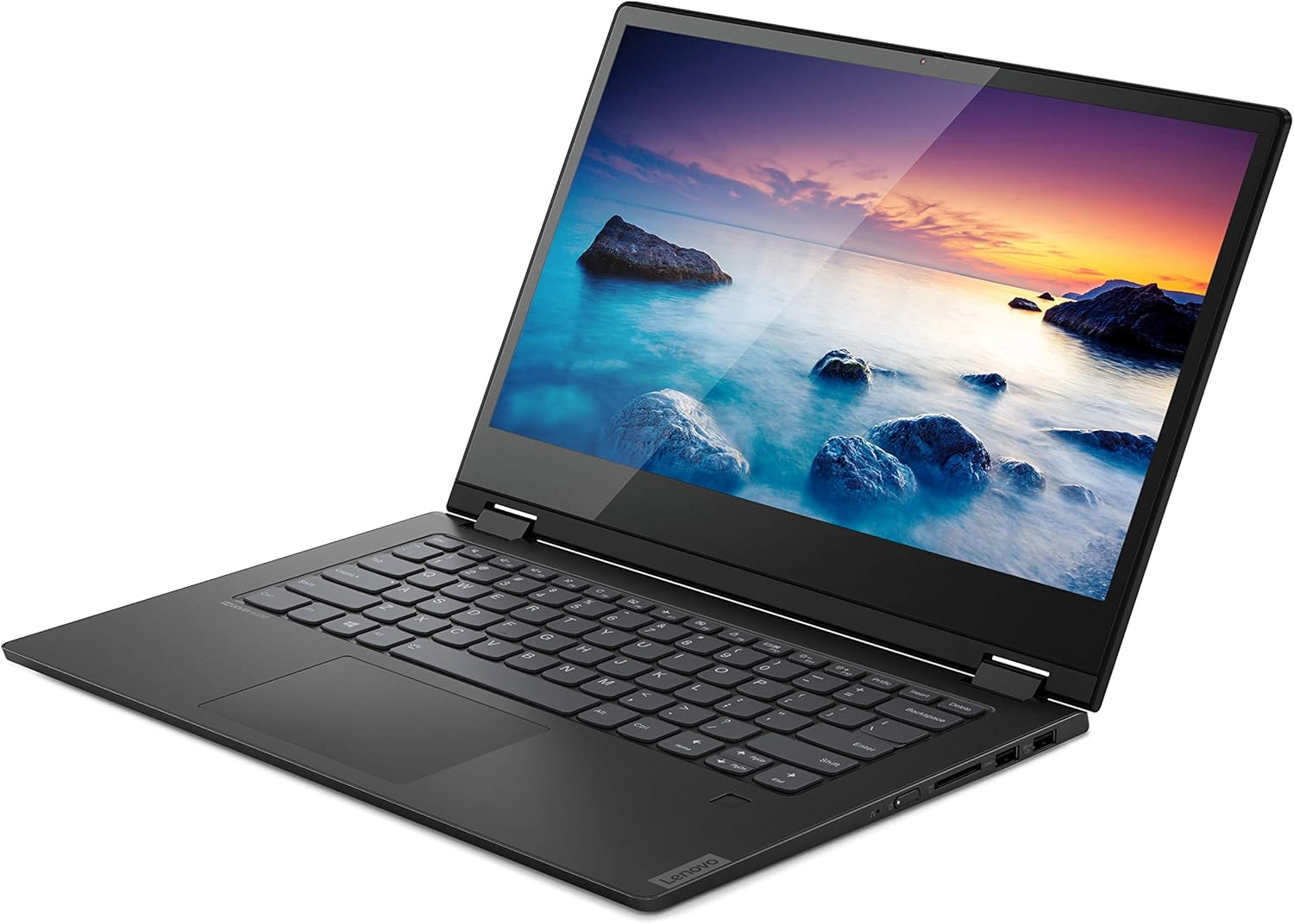 Lenovo Flex 14 2-in-1 Convertible Laptop, 14 Inch FHD Touchscreen Display, AMD Ryzen 5 3500U Processor, 12GB DDR4 RAM, 256GB NVMe SSD, Windows 10, 81SS000DUS, Black, Pen Included: Computers & Accessories