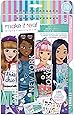 Make It Real – Fashion Design Sketchbook: City Style - Inspirational Fashion Design Coloring Book for Girls - Includes Sketchbook, Stencils, Stickers, and Fashion Design Guide