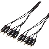 Amazon Basics RCA Component Video Cable with Audio - 6 Feet