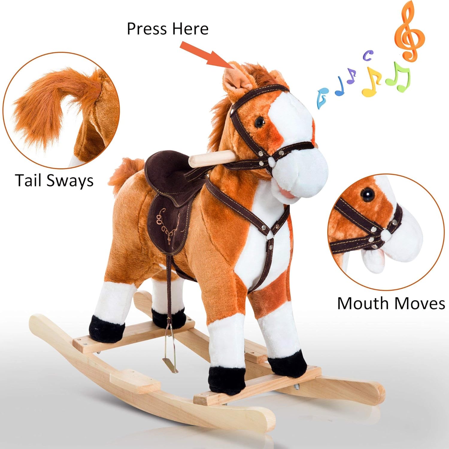 animal adventure rocking horse