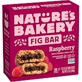 Nature&rsquo;s Bakery Raspberry Fig Bars, Real Fruit, Nut Free, 6 Pack