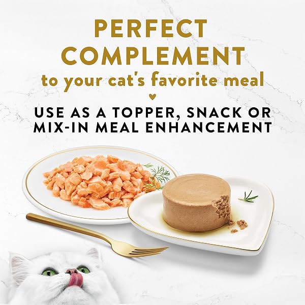 PURINA FANCY FEAST APPETIZERS LICKABLE GRAIN FREE WET CAT FOOD TOPPER WILD ALASKAN SALMON APPETIZER – (PACK OF 10) 1.1 OZ. TRAYS