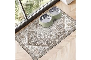 CUSLNOX Dog Food Mats for Floors, Absorbent Dog Bowl Mat for Food and Water Dispenser Mat, Quick Dry Cat Food Mat Pet Supplies