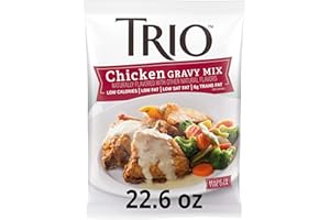 Trio Chicken Gravy Mix, Chicken Gravy, Dehydrated Food, Just Add Water, 22.6 oz Bag