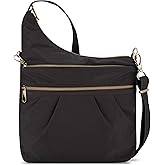 Travelon Anti-Theft Signature 3 Compartment Crossbody Bag
