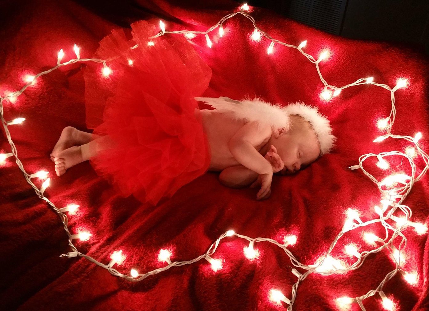 belababy Newborn Girls Tutu 5 Layers Tulle Dress Up Skirt, Red