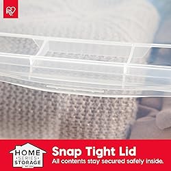 IRIS USA 20-Pack Storage Bins with Lids, 6