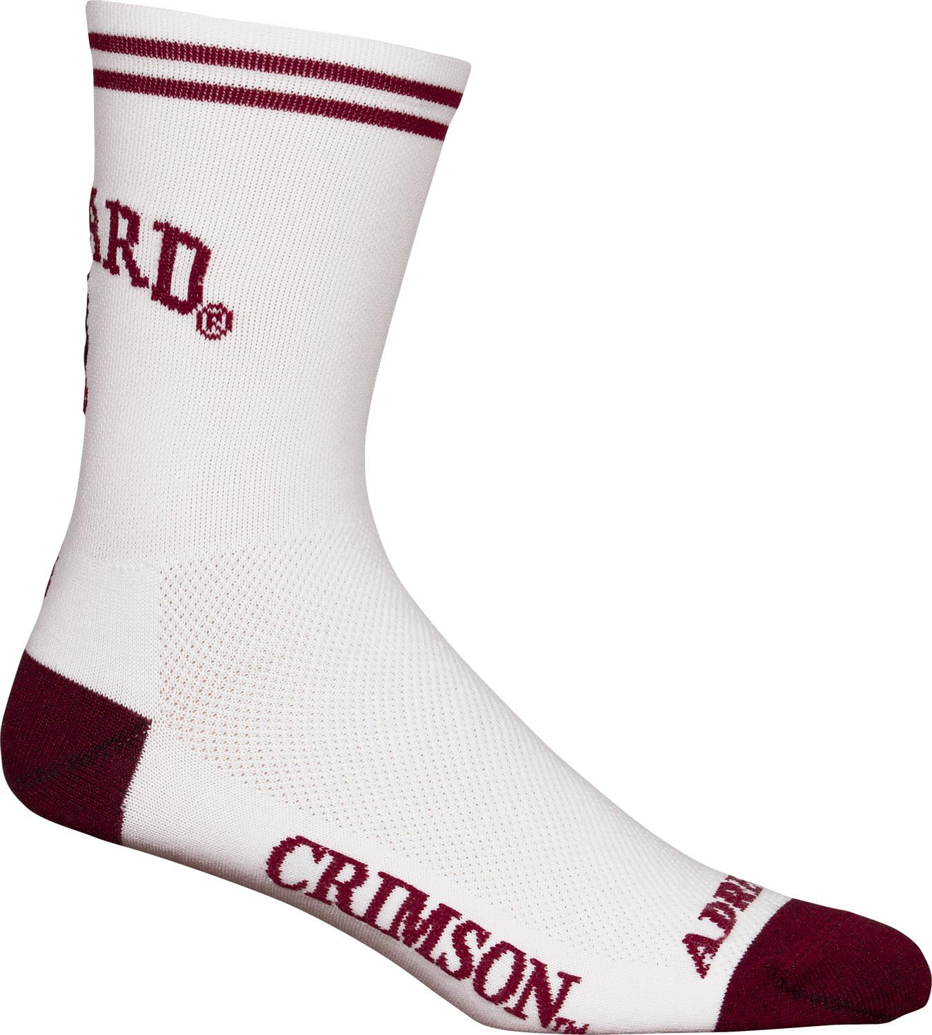 Adrenaline Promotions NCAA Harvard Crimson Cycling/Triathlon/Running Socks