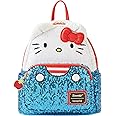 Loungefly Sanrio Sequin Hello Kitty Mini Backpack: Sparkling Style with Iconic Cuteness!