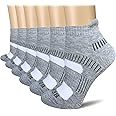 BERING Women's Performance Athletic Ankle Running Socks (6 Pairs)