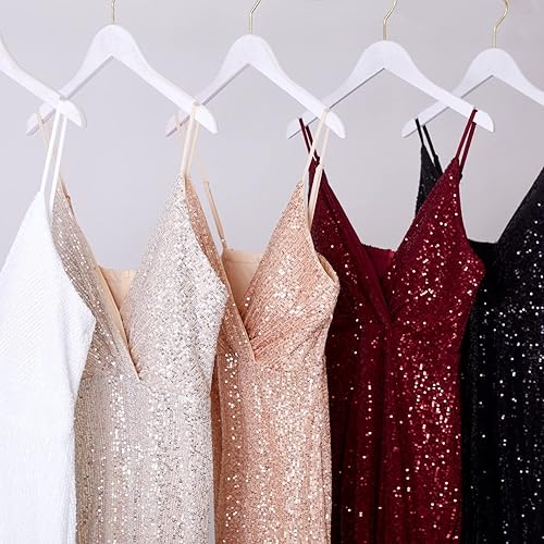 rose gold sequin maternity dress Momyknows Golden Sparkly Sequin Side Slit Flare Sleeve Elegant Evening Gown Boho Maternity Photoshoot Baby Shower Party Maxi Dress Golden / XL