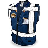 KwikSafety - SHERIFF & SPECIALIST Safety Vest [Multi-Use Pockets] Class 2 Reflective Vest ANSI OSHA Safety Vest for Men