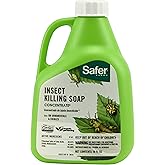 Safer 5118-6 Insect Killing Soap Concentrate - Insecticidal Soap for Plants - Kills Aphids, Whiteflies, Thrips, Spider Mites, and More - OMRI Listed for Organic Use